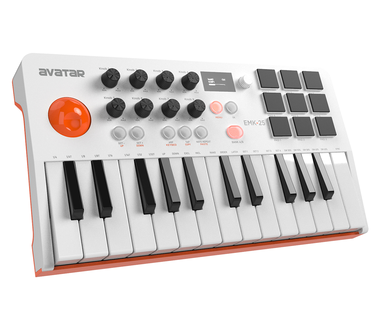 Midi Controller Pad - EMK-25 беспроводной Midi-контроллер клавиатуры с 9