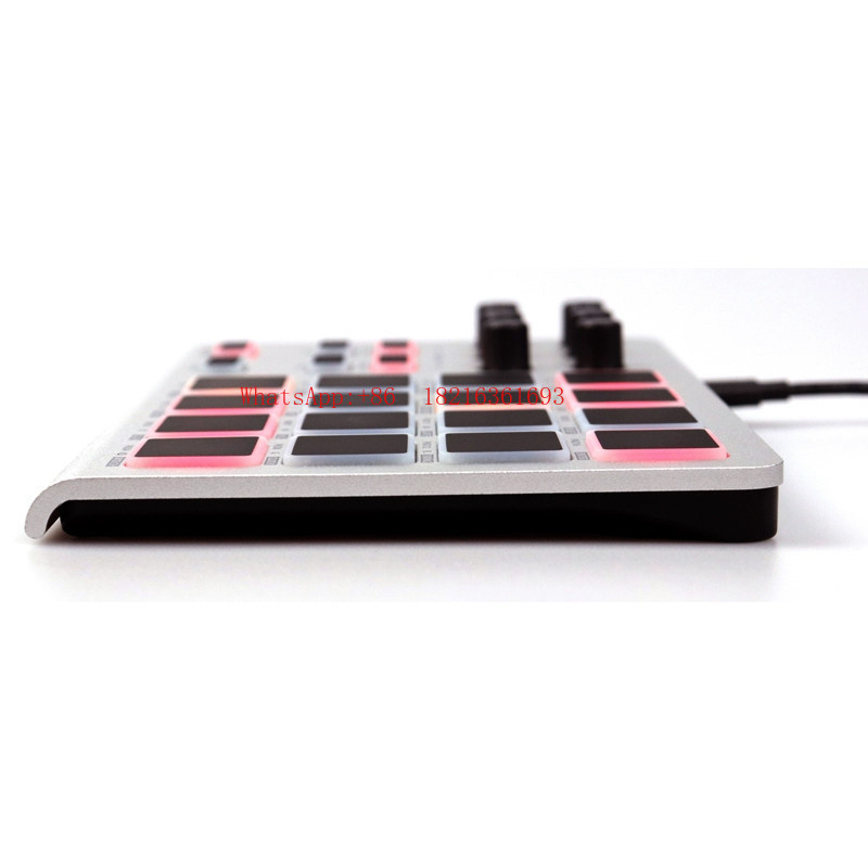 Midi Controller Pad - Новый портативный тонкий алюминиевый MIDI-контроллер-клавиатура Drum
