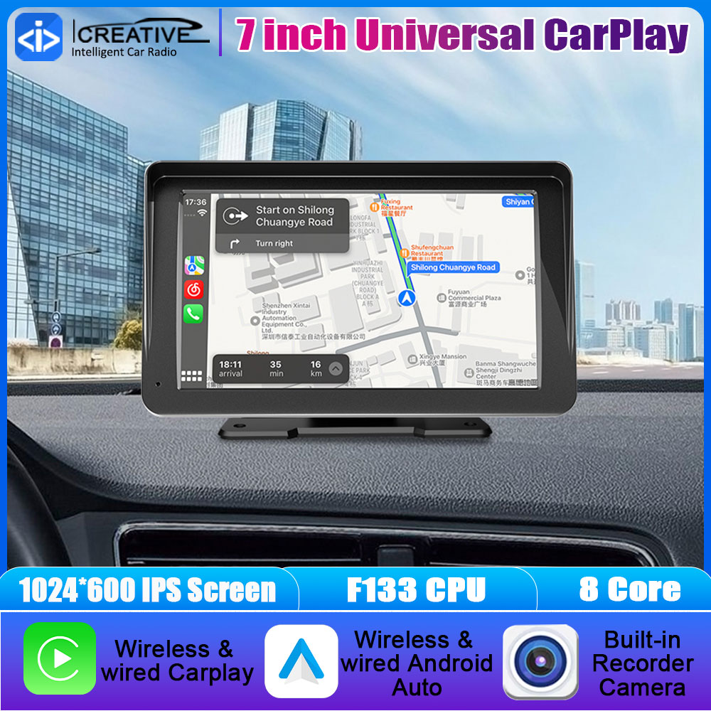 Audio Music Image - 7-дюймовый беспроводной автомобильный проигрыватель с сенсорным