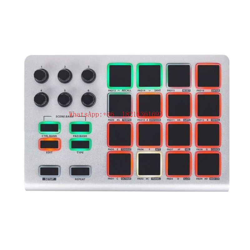 Новый портативный тонкий алюми – обзор и цена Midi Controller Pad