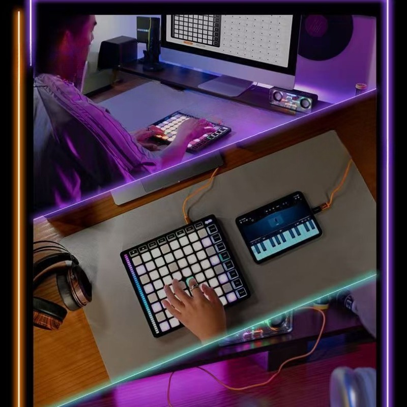 64-клавишный MIDI-контроллер п – обзор и цена Midi Controller Pad
