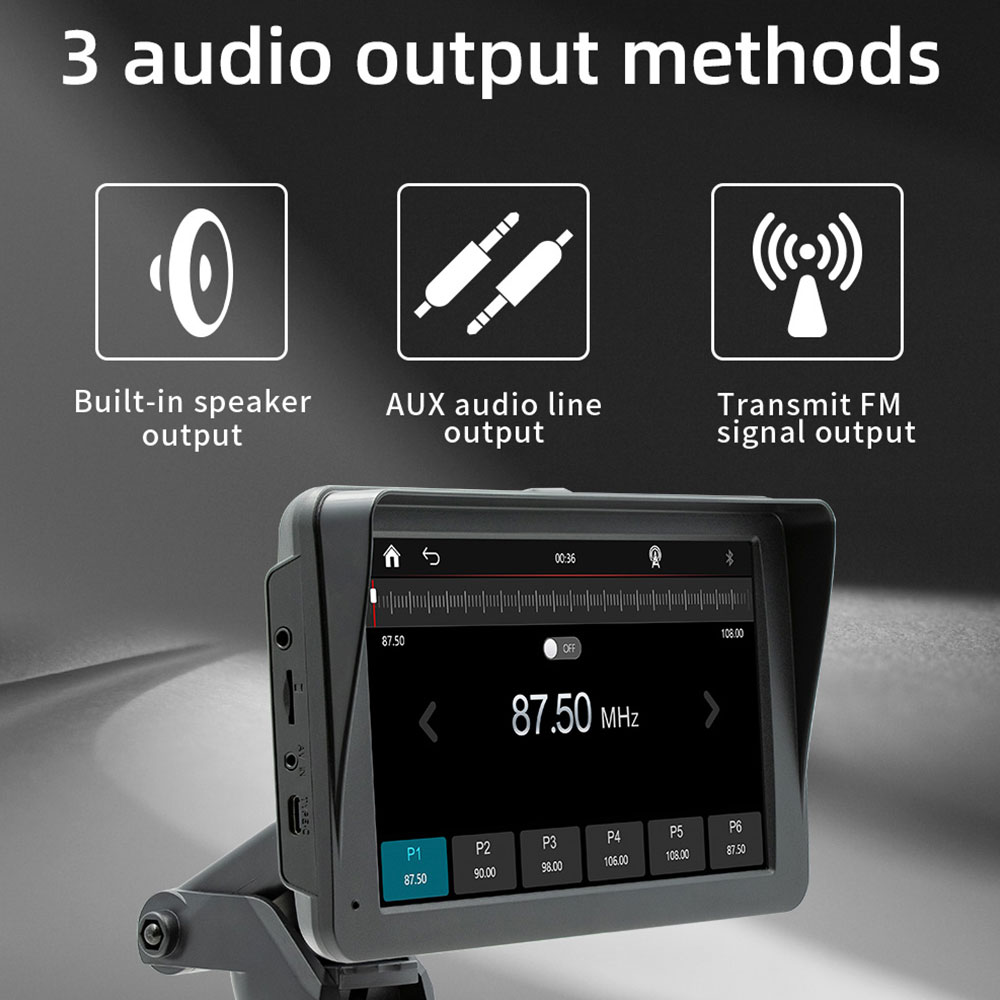 7-дюймовый беспроводной автомо – обзор и цена Audio Music Image