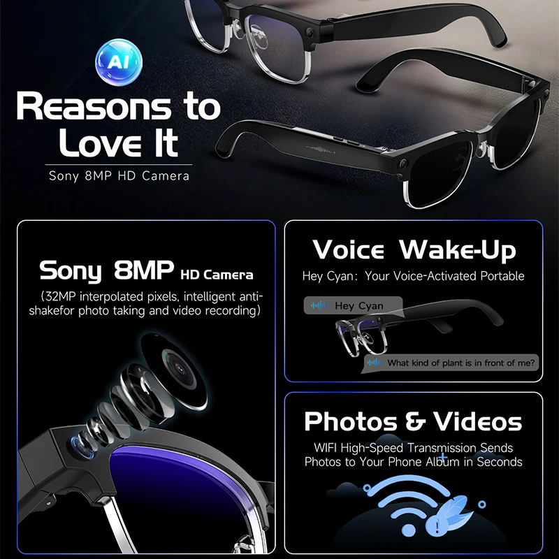 Умные очки W630 с HD-камерой 8 – обзор и цена Audio Music Image