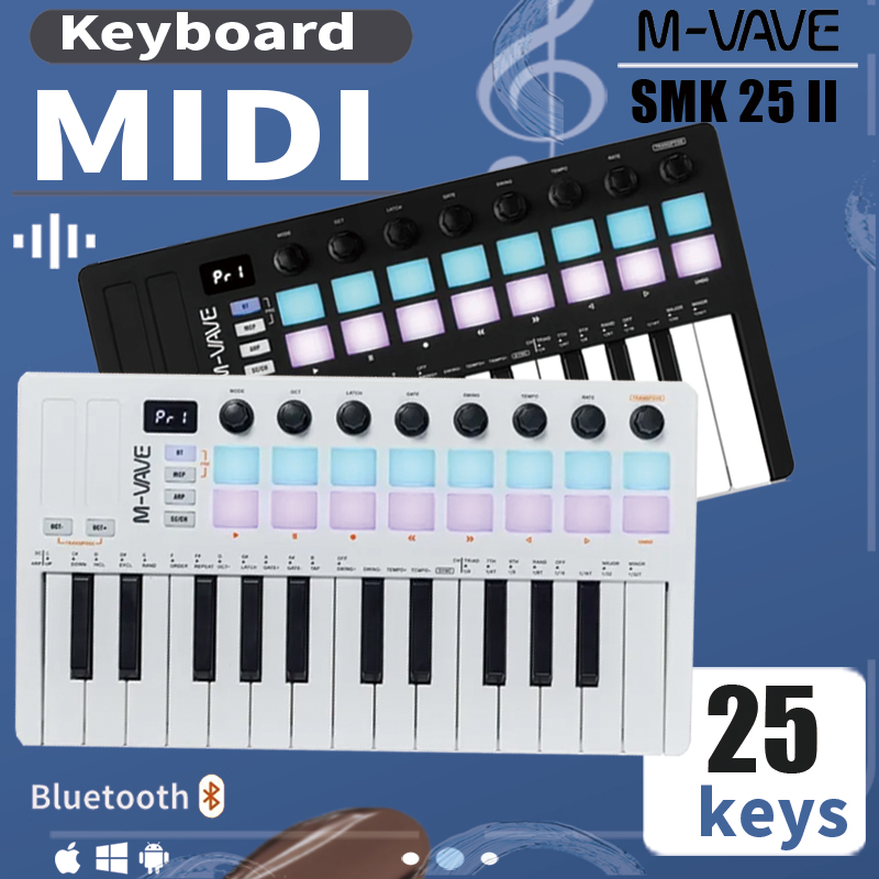 MIDI-клавиатура M-VAVE SMK-25  – обзор и цена Midi Controller Pad
