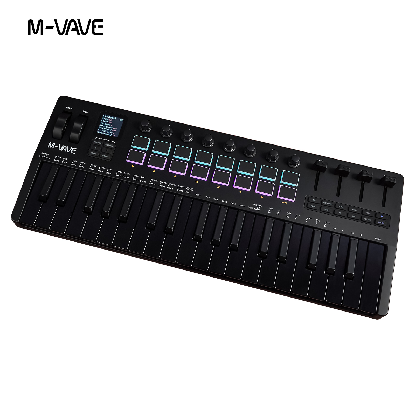 M-VAVE SMK-37 USB MIDI-контрол – обзор и цена Midi Controller Pad