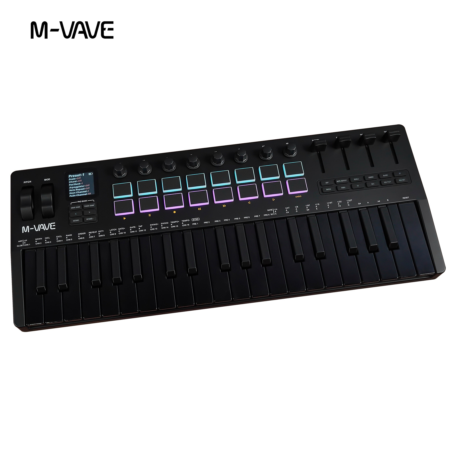 M-VAVE SMK-37 USB MIDI-контрол – обзор и цена Midi Controller Pad