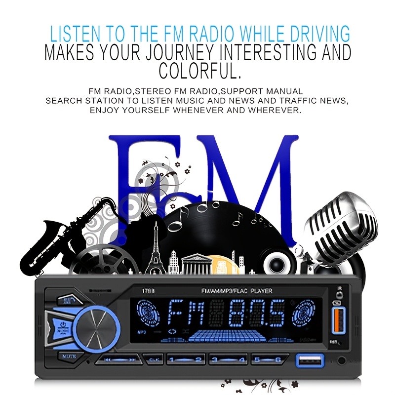 Автомобильное FM-радио 1DIN, ц – обзор и цена Audio Without Music